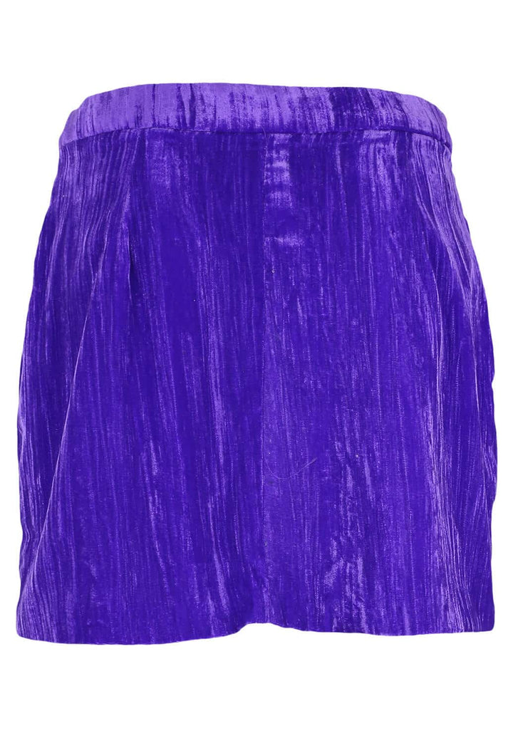 Fusta Nasty Gal Velvet Purple - kurtmann