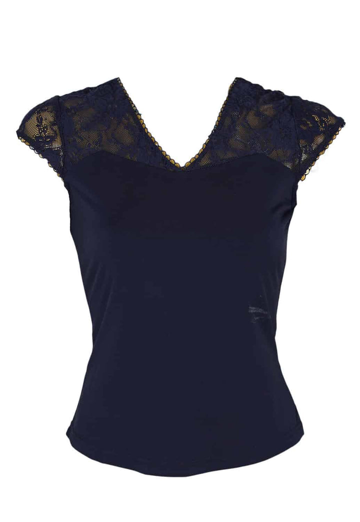 Tricou Orsay Paula Dark Blue - kurtmann