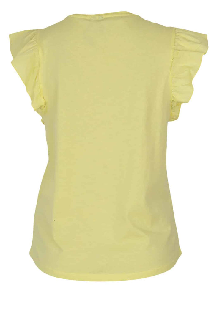 Tricouri Vero Moda Delia Yellow - kurtmann