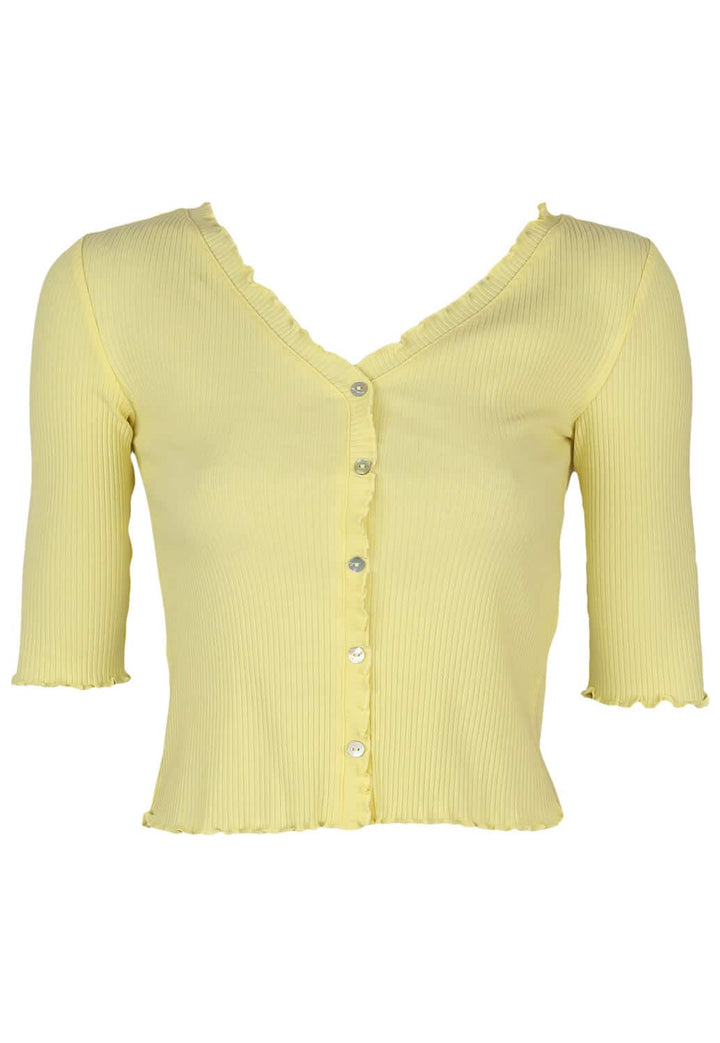 Tricouri Vero Moda Brenda Yellow - kurtmann