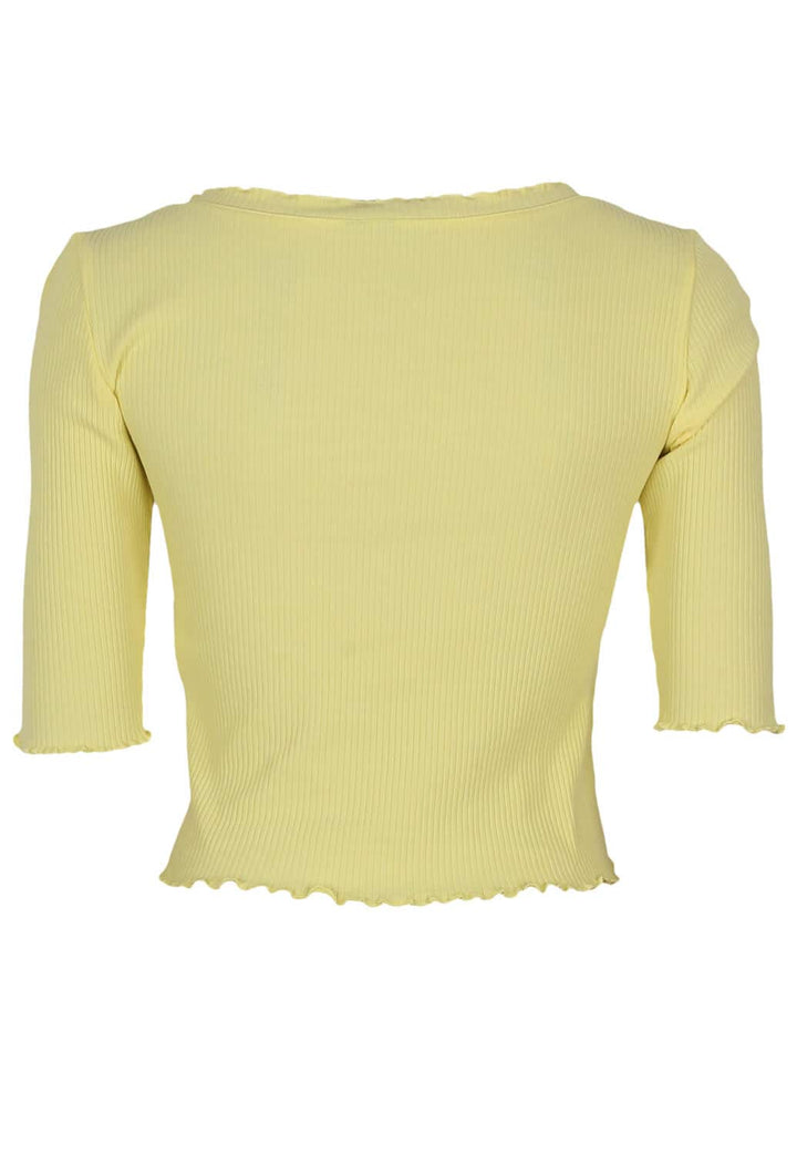 Tricouri Vero Moda Brenda Yellow - kurtmann