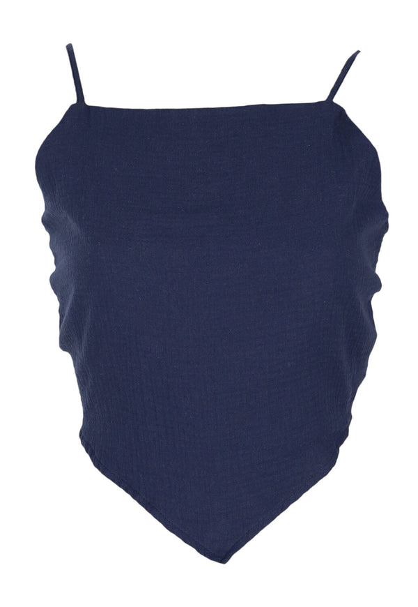 Tricouri Vero Moda Georgia Dark Blue - kurtmann