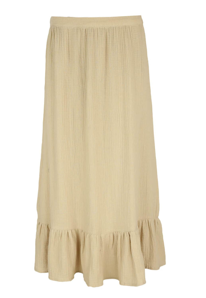 Fuste Vero Moda Fay Light Beige - kurtmann