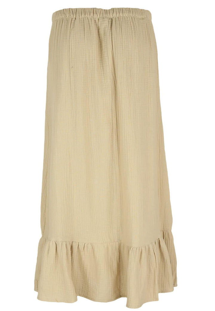 Fuste Vero Moda Fay Light Beige - kurtmann