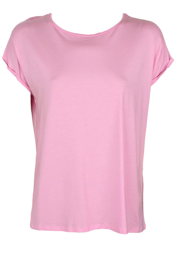 Tricouri Vero Moda Brenda Light Pink - kurtmann