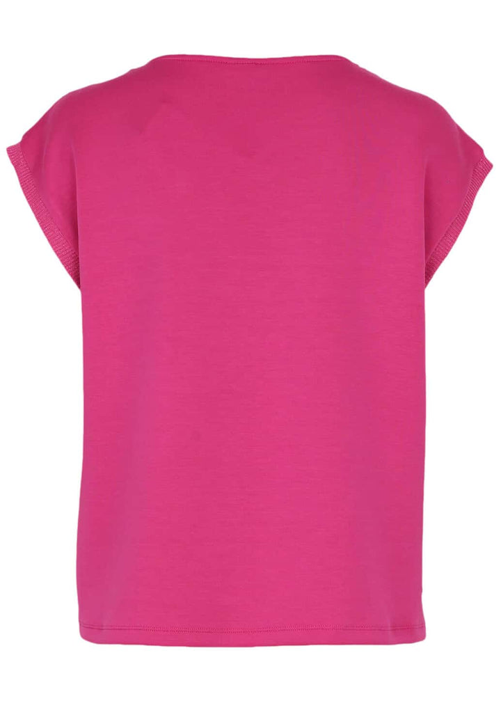 Tricouri Vero Moda Britney Dark Pink - kurtmann