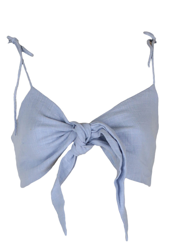 Tricouri Asos Audrey Light Blue - kurtmann