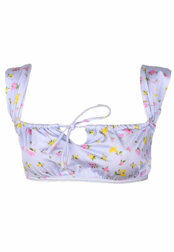 Costume de baie Asos Amanda Light Blue - kurtmann