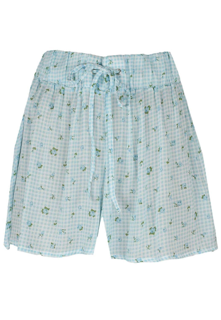 Pantaloni Scurti Asos Sylvia Light Blue - kurtmann