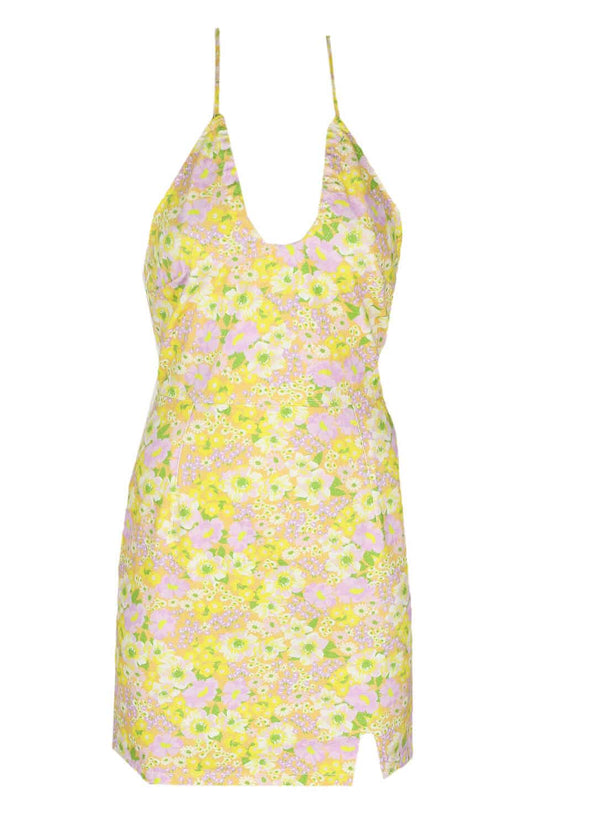 Rochii Asos Shannon Yellow - kurtmann