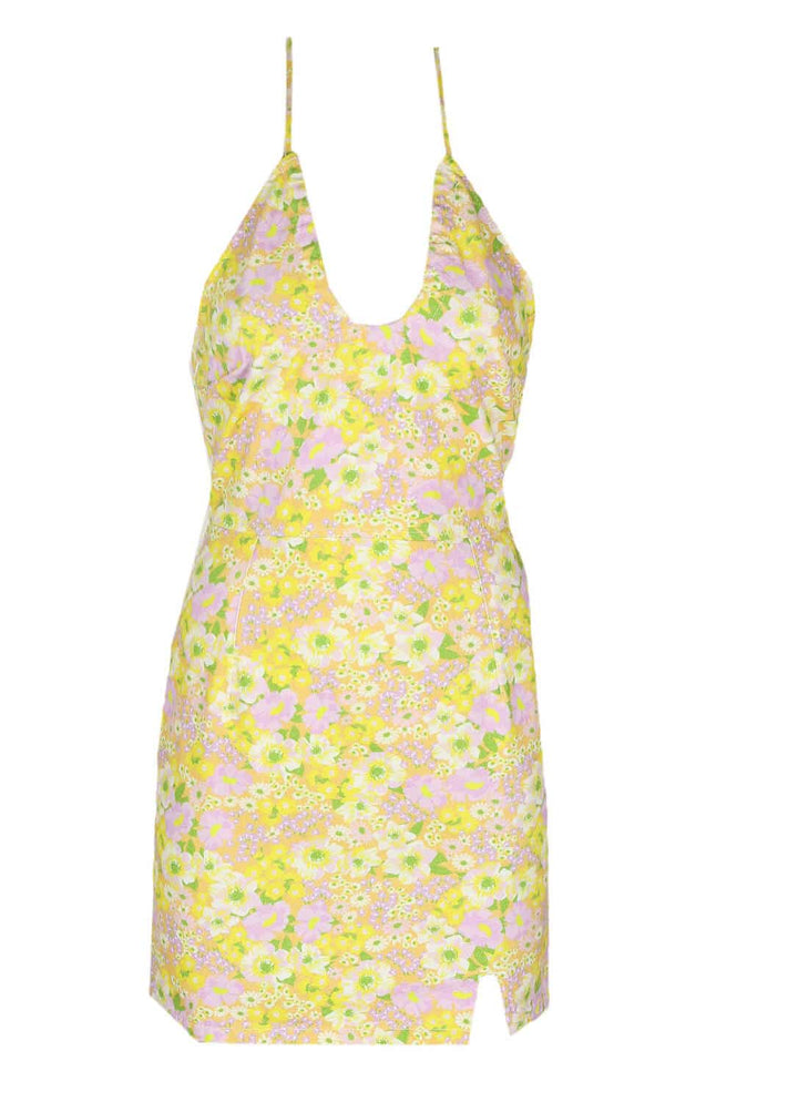 Rochii Asos Shannon Yellow - kurtmann
