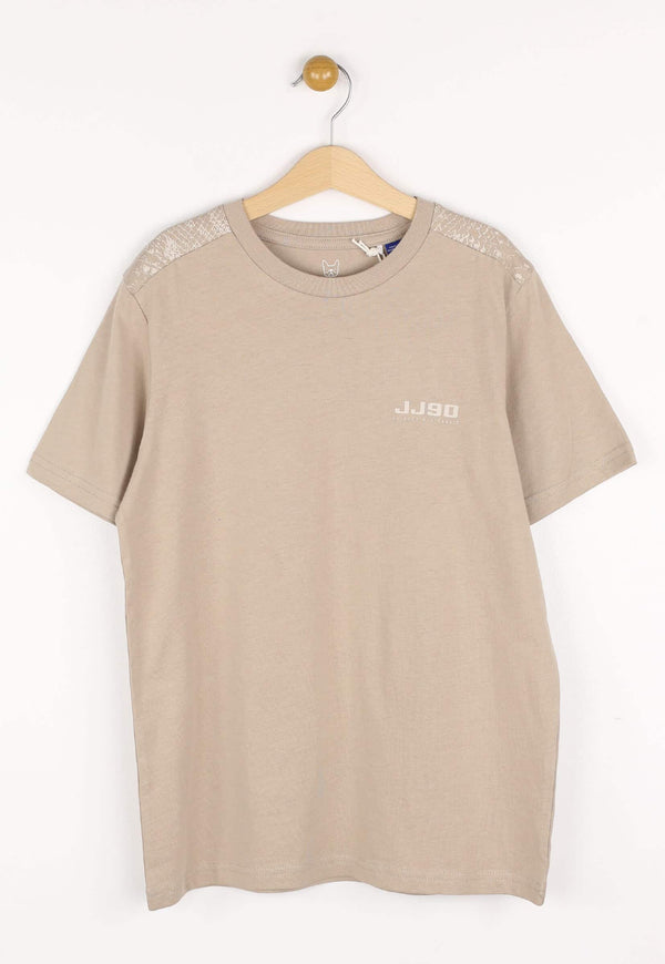 Tricouri Jack and Jones Andrew Light Beige - kurtmann