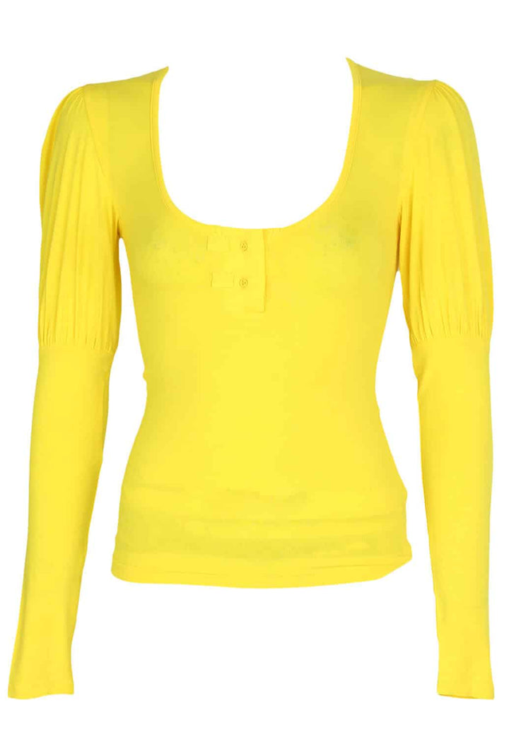 Bluza Made For Loving Melanie Yellow - kurtmann