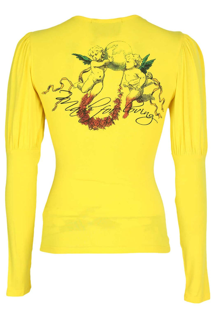 Bluza Made For Loving Melanie Yellow - kurtmann