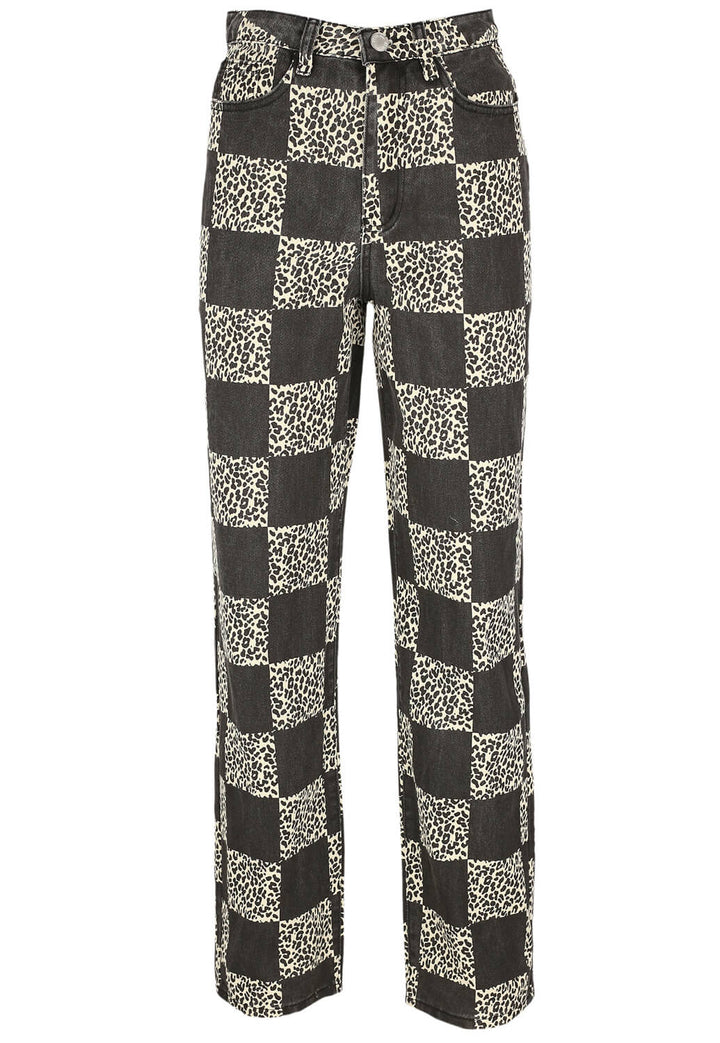 Pantaloni Nasty Gal Melissa Black - kurtmann