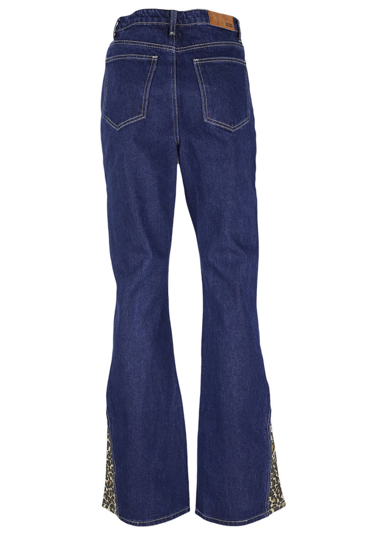 Pantaloni Nasty Gal Jessica Dark Blue - kurtmann