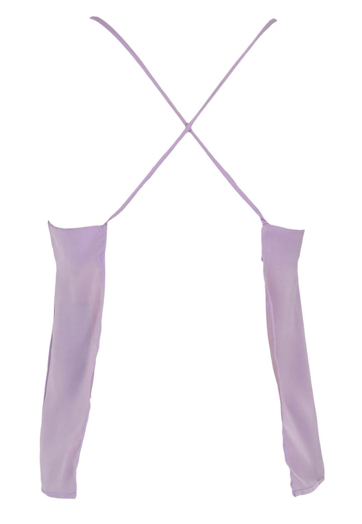 Tricou Nasty Gal Melanie Light Purple - kurtmann