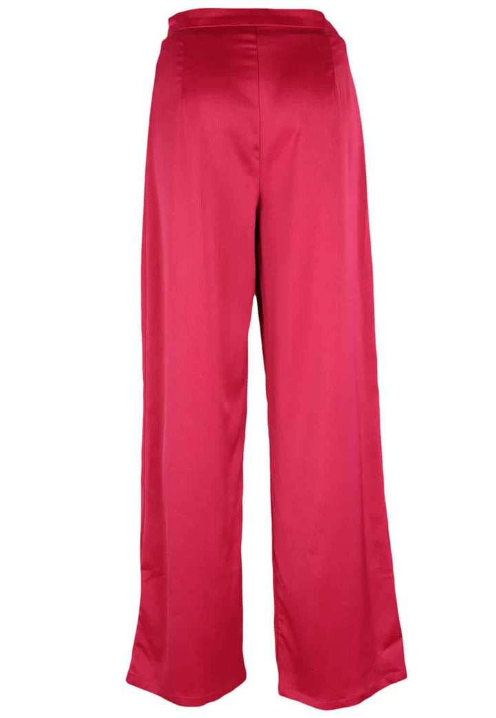 Pantaloni Nasty Gal Michelle Dark Pink - kurtmann