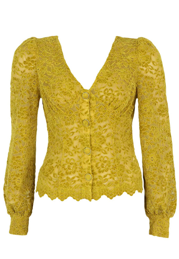 Camasi Vila Brigitte Dark Yellow - kurtmann