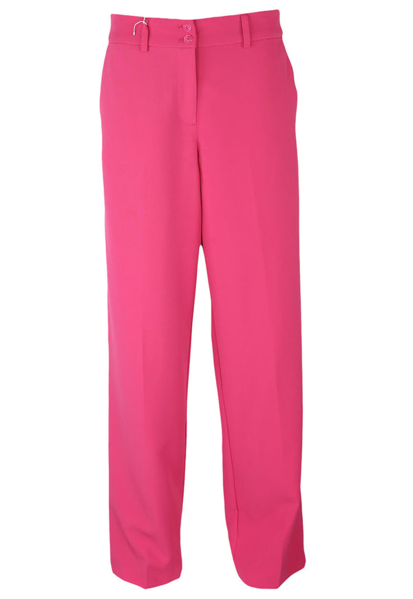 Pantaloni Vila Serena Dark Pink - kurtmann