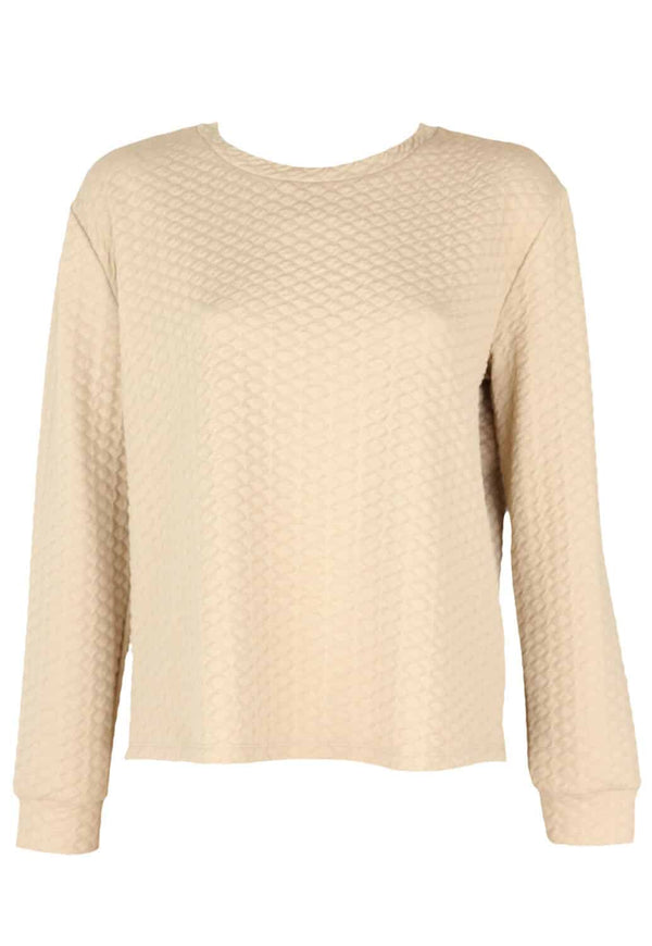 Bluze Vila Carmen Light Beige - kurtmann