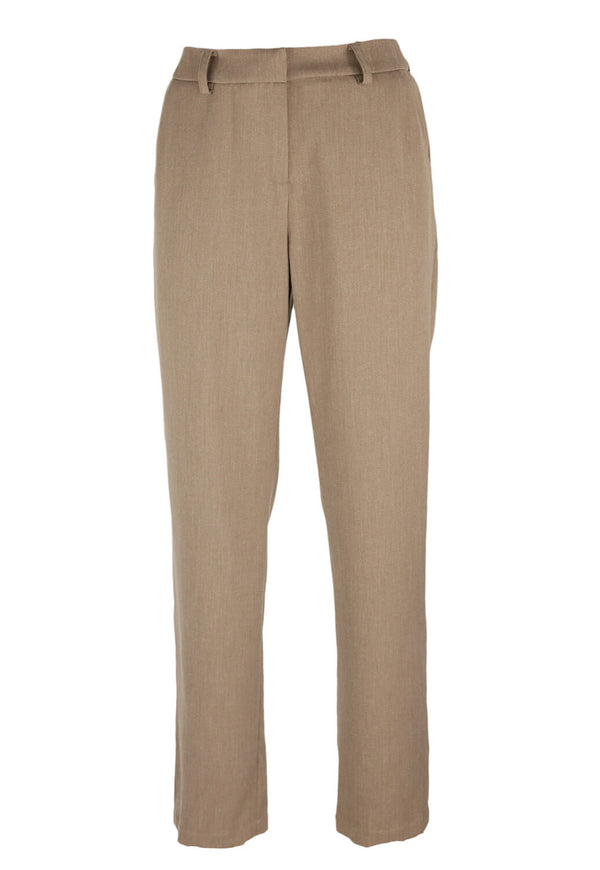 Pantaloni Vila Caroline Beige - kurtmann