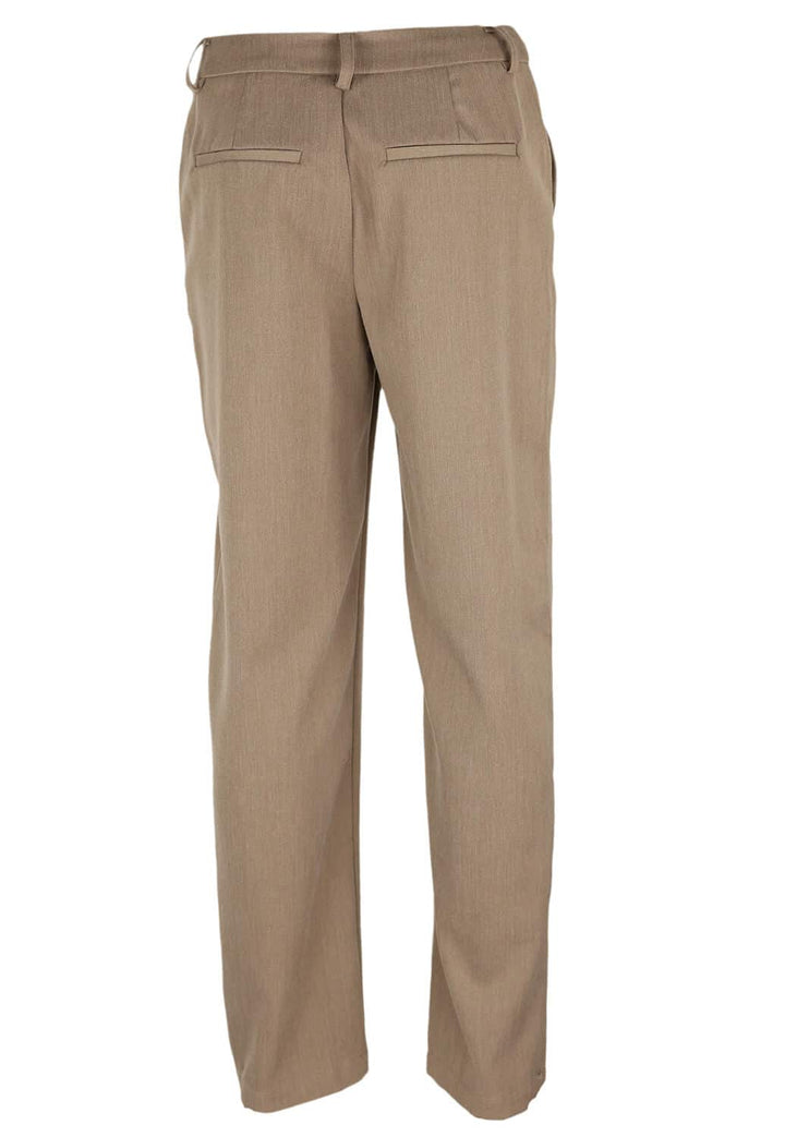 Pantaloni Vila Caroline Beige - kurtmann