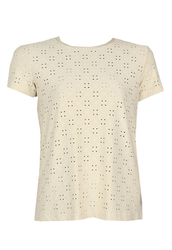 Tricouri Jacqueline de Yong Karin Light Beige - kurtmann