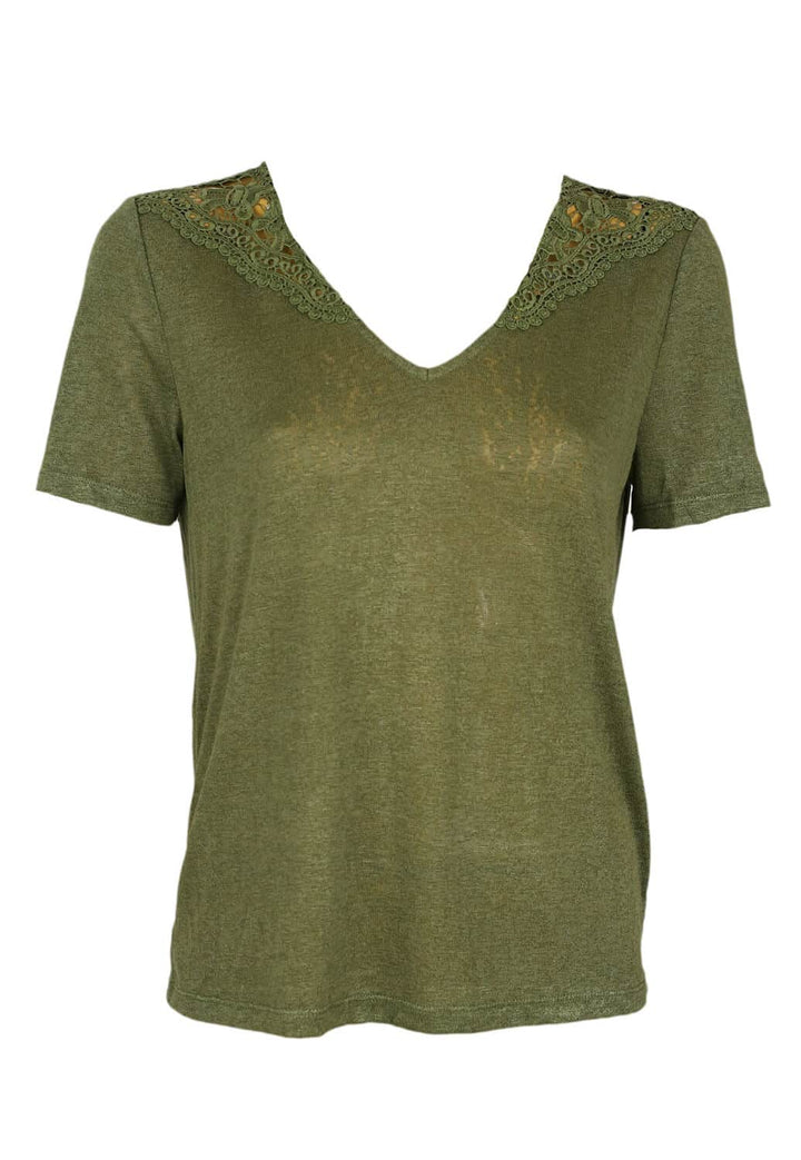 Tricouri Only Laura Dark Green - kurtmann