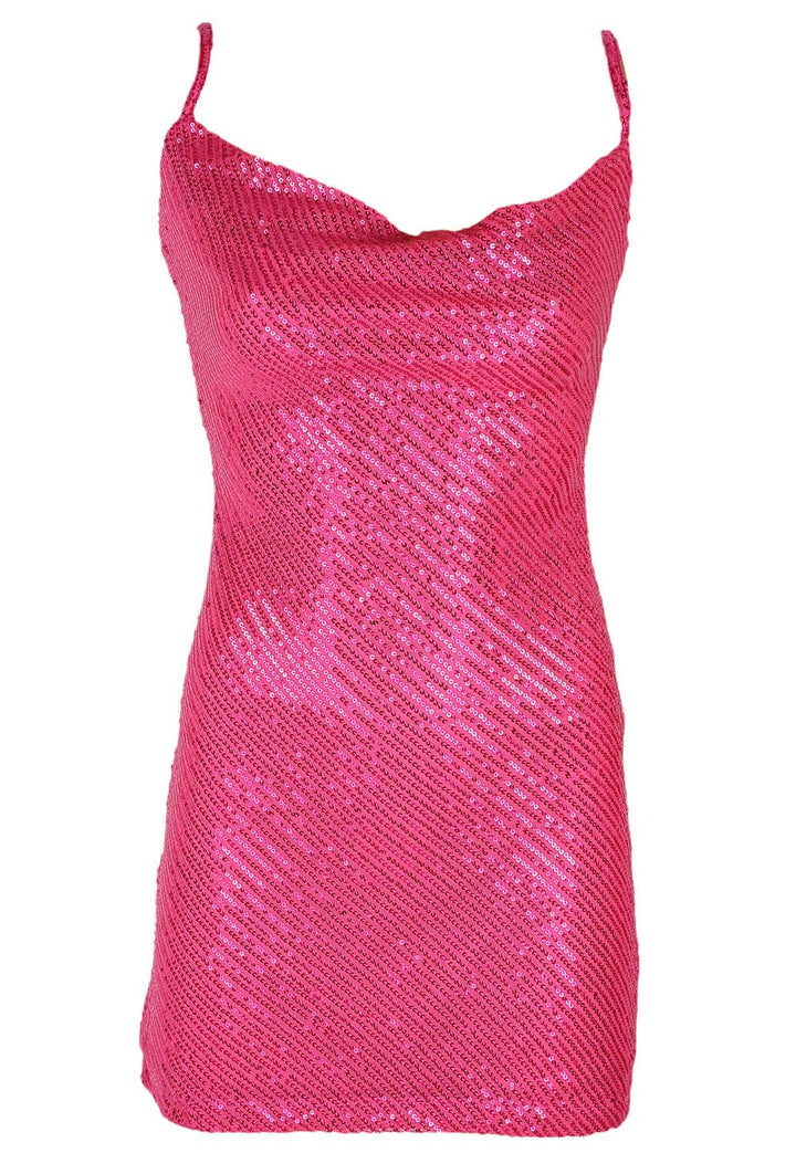 Rochie Nasty Gal Melissa Dark Pink - kurtmann