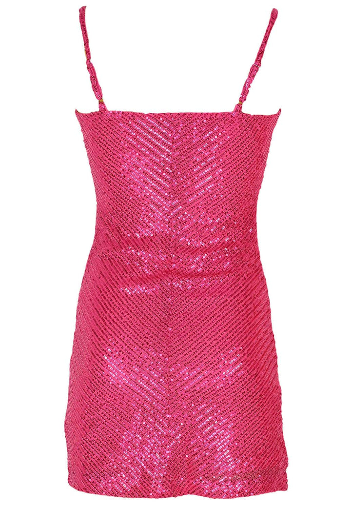 Rochie Nasty Gal Melissa Dark Pink - kurtmann