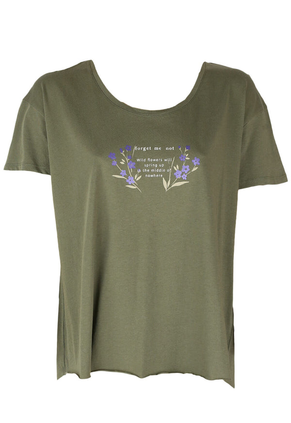 Tricou Orsay Alicia Dark Green - kurtmann