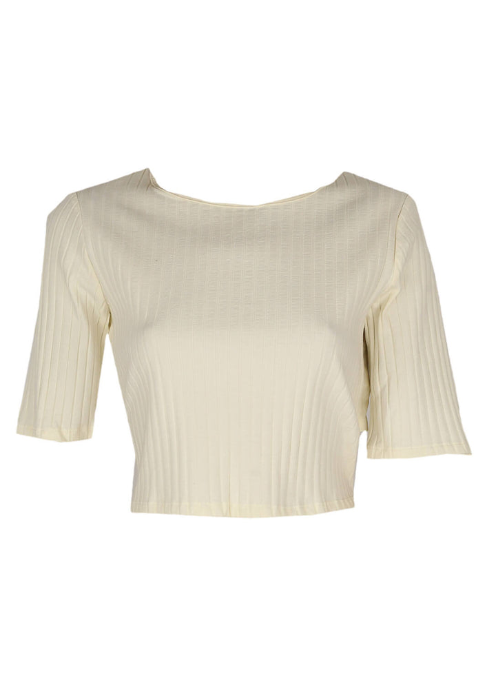 Tricouri Pieces Emily Light Beige - kurtmann