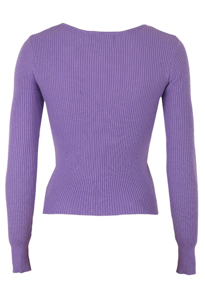 Bluze Pieces Jane Purple - kurtmann