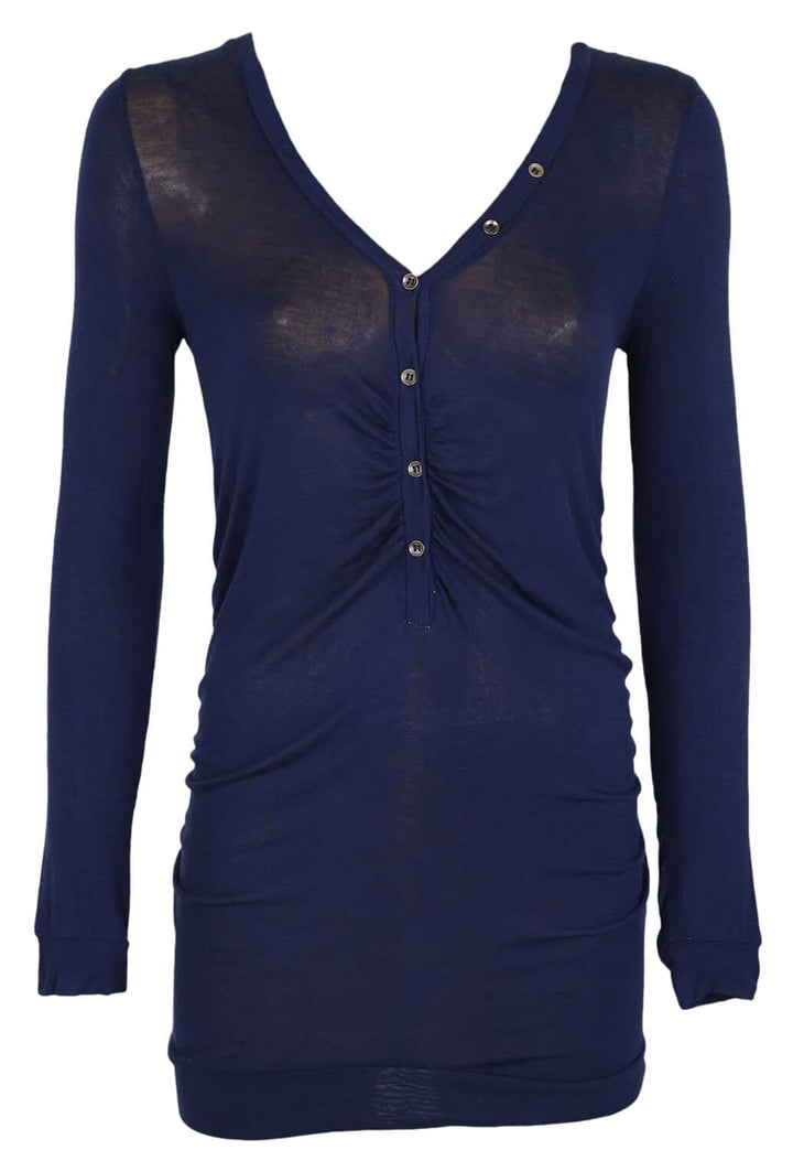 Bluza Pure Oxygen Elle Dark Blue - kurtmann