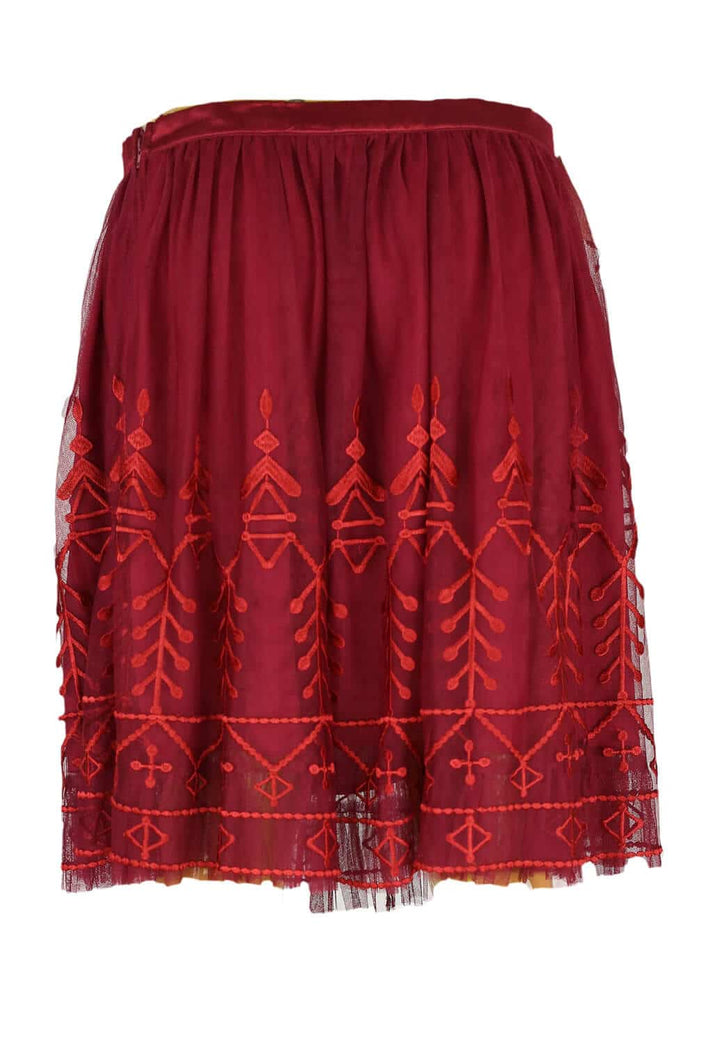 Fuste Naf Naf Melanie Dark Red - kurtmann