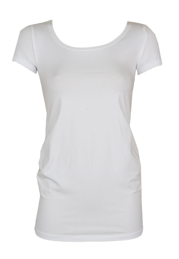 Tricou Anna Field Mama White - kurtmann