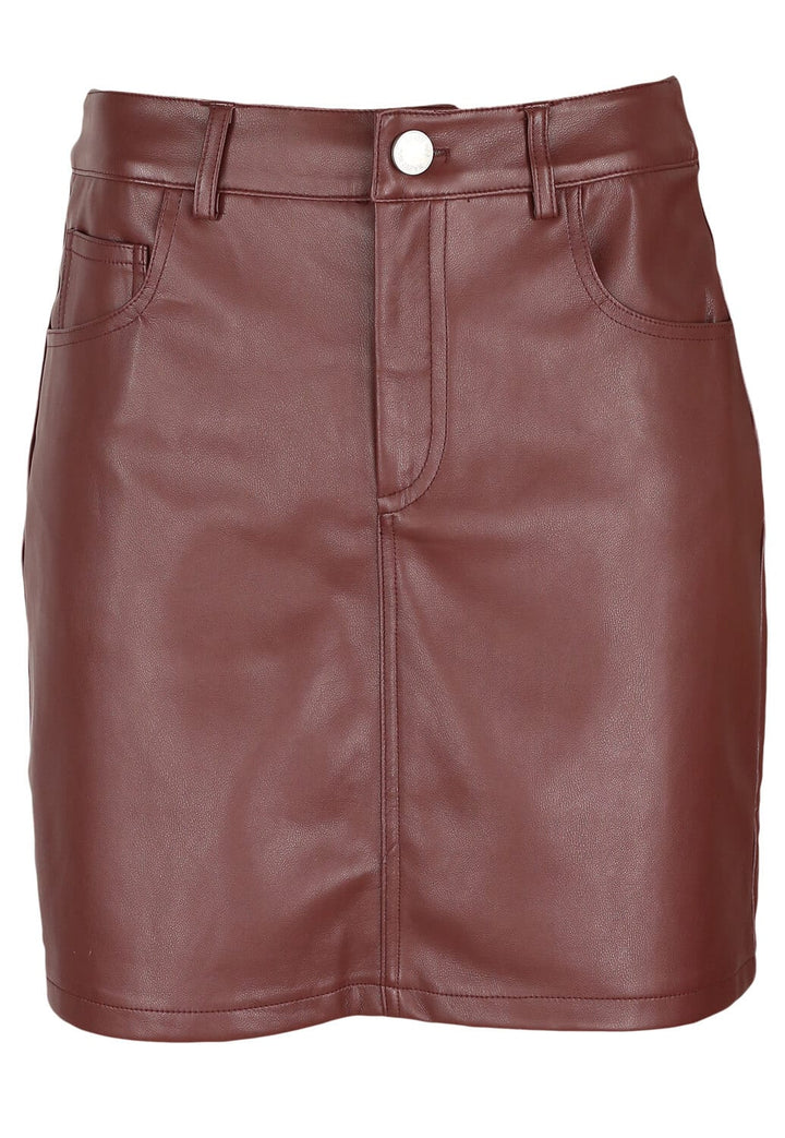Fusta Nasty Gal Faux Leather Mini - kurtmann