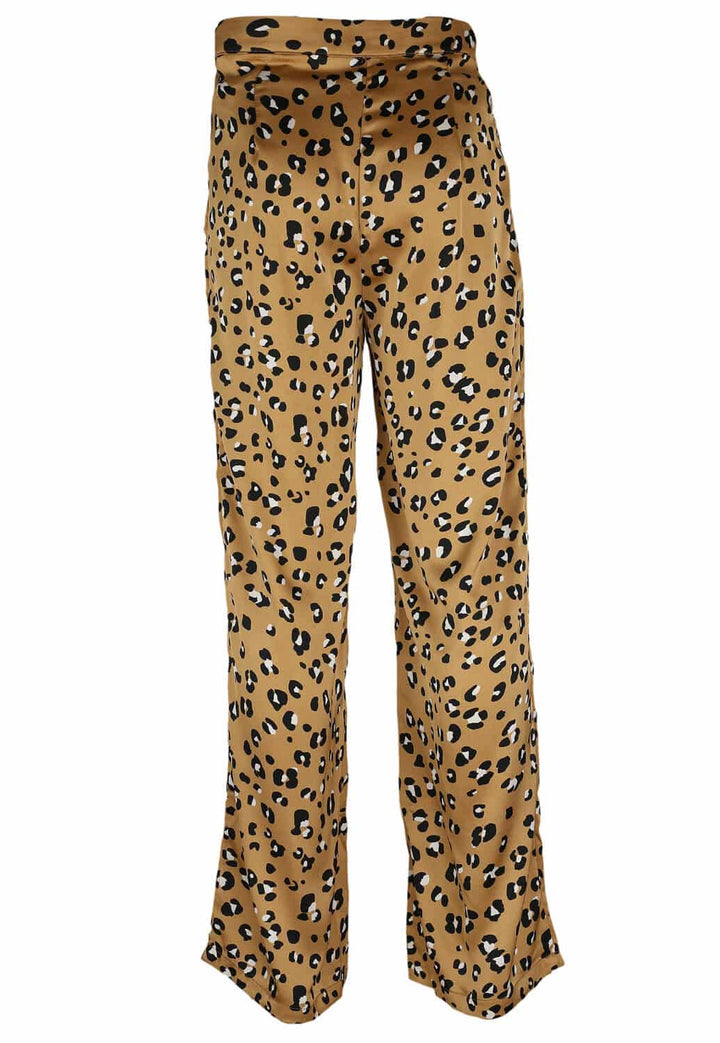 Pantaloni Nasty Gal Melissa Beige - kurtmann