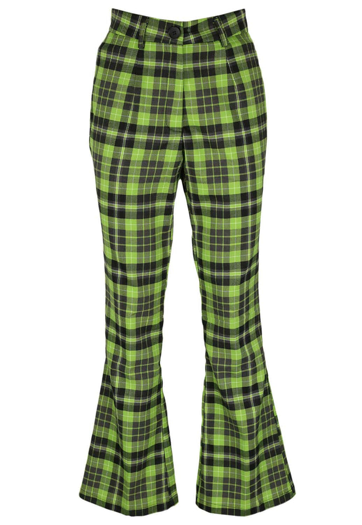 Pantaloni Nasty Gal Gina Light Green - kurtmann
