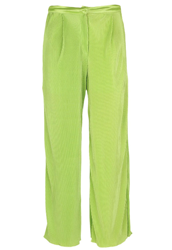 Pantaloni Nasty Gal Audrey Light Green - kurtmann
