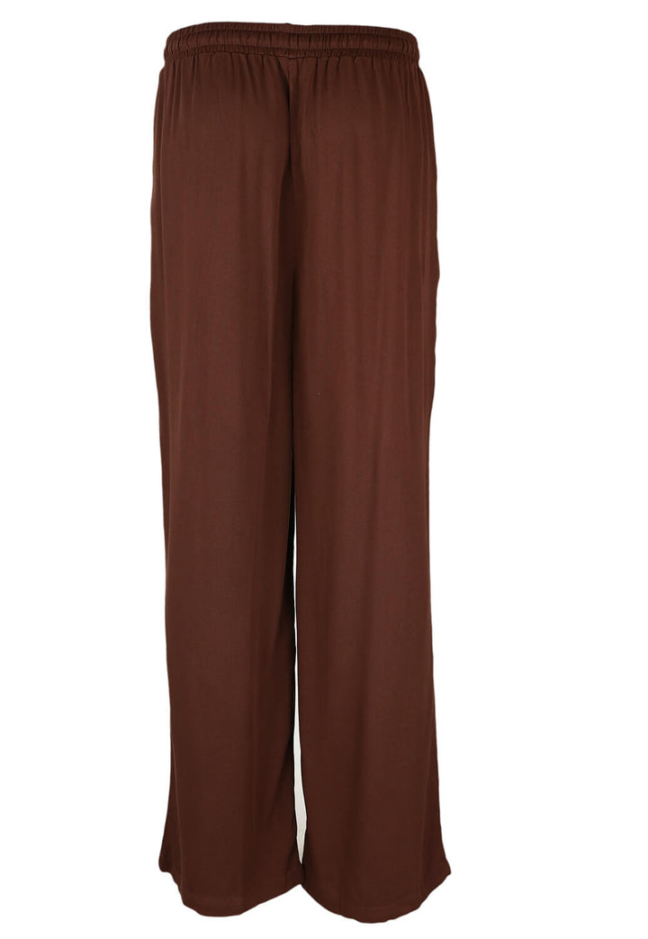 Pantaloni Trendyol Yasmin Brown - kurtmann