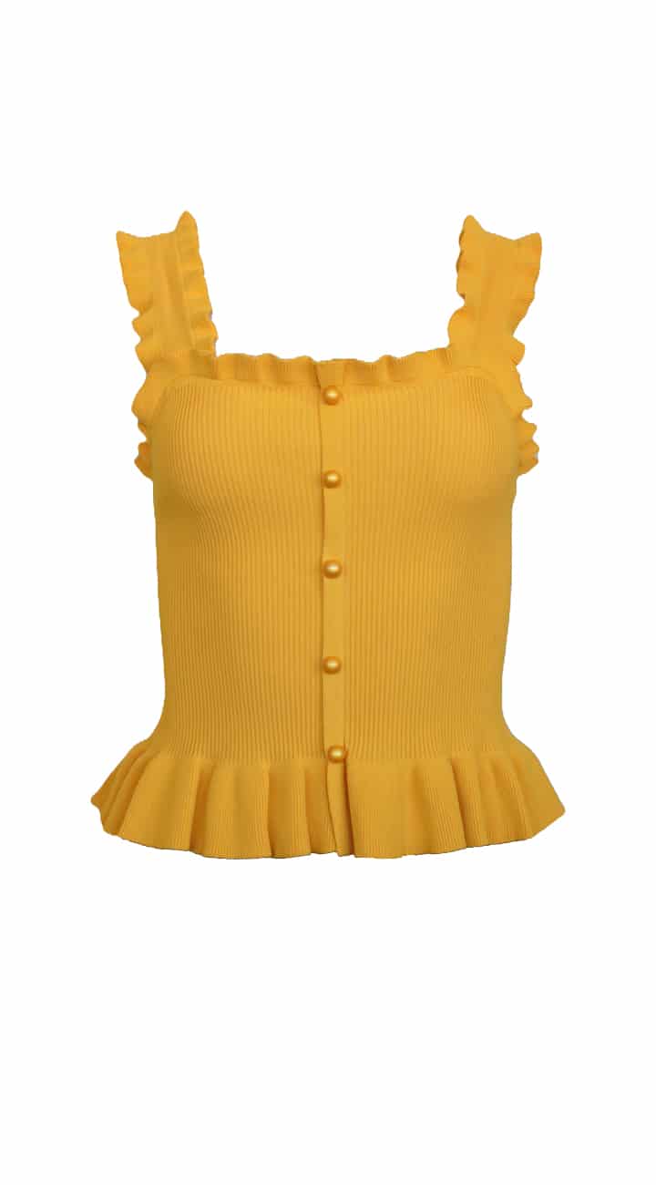 Bluza Only FEB KNIT Yellow - kurtmann