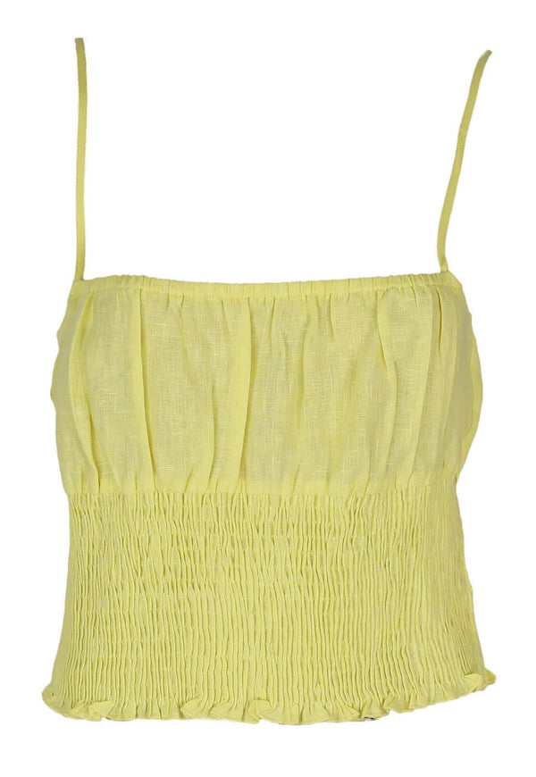 Top Stradivarius Audrey Yellow - kurtmann