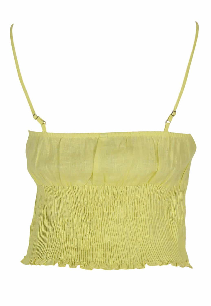 Top Stradivarius Audrey Yellow - kurtmann