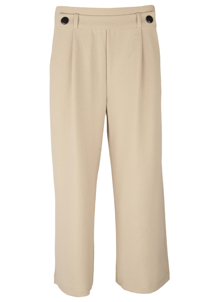 Pantaloni Jacqueline de Yong Natalie Light Beige - kurtmann