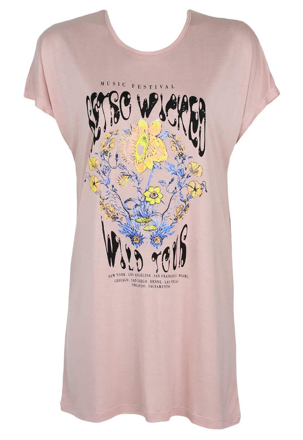 Tricou Impero M and A Laura Light Pink - kurtmann