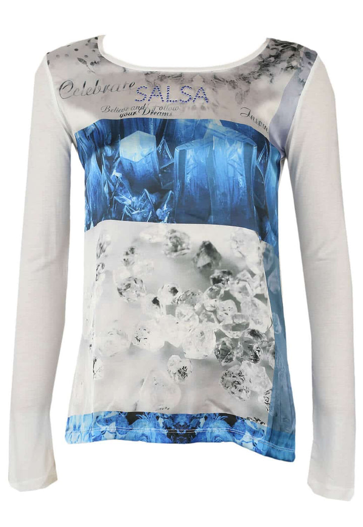 Bluza Salsa Amanda Light Blue - kurtmann