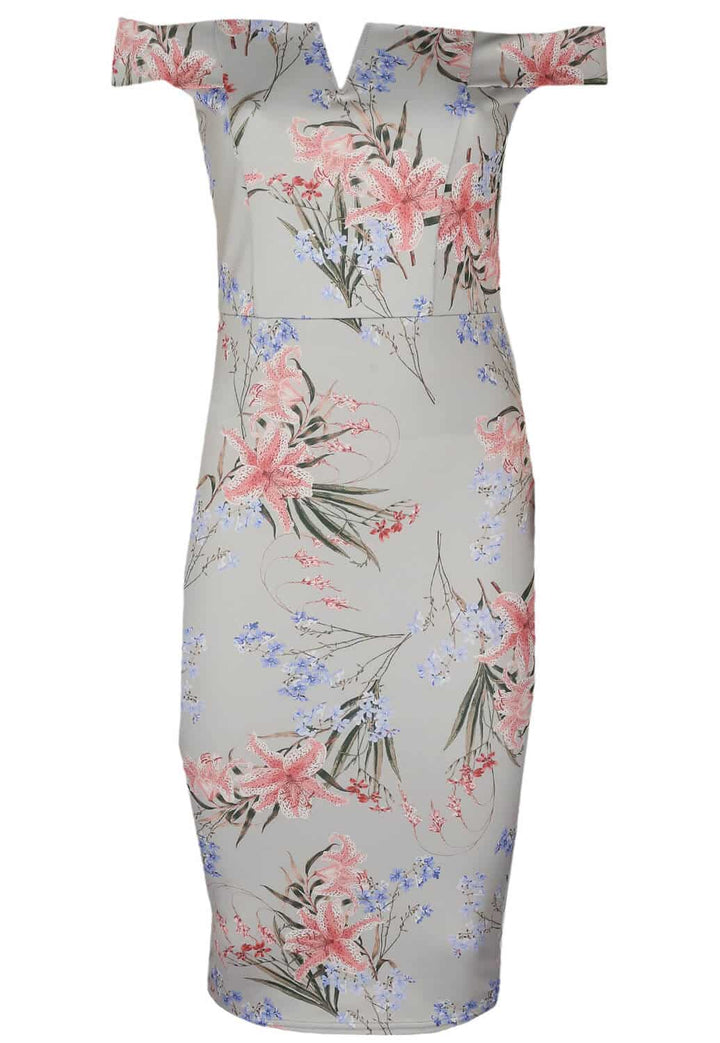 Rochie Girls on Film Hilary Light Grey - kurtmann