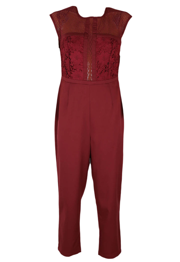 Pantaloni Girls on Film Gina Dark Red - kurtmann
